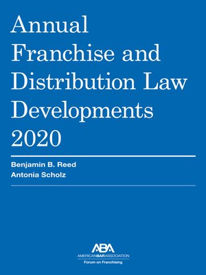 cover image of Annual Franchise and Distribution Law Developments